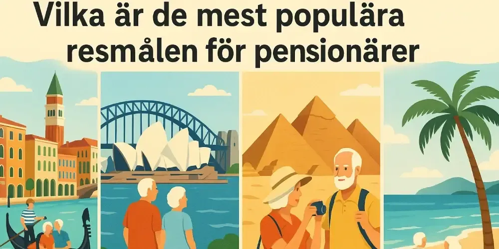 Vilka är de mest populära resmålen för pensionärer